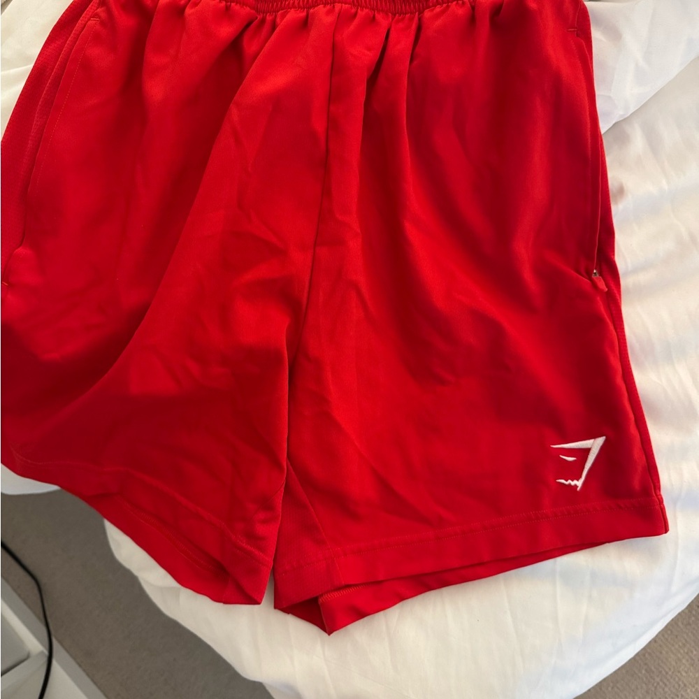 Gymshark Bold Red Workout Shorts